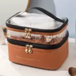 Women's Double Layer Makeup Bag - Image 3