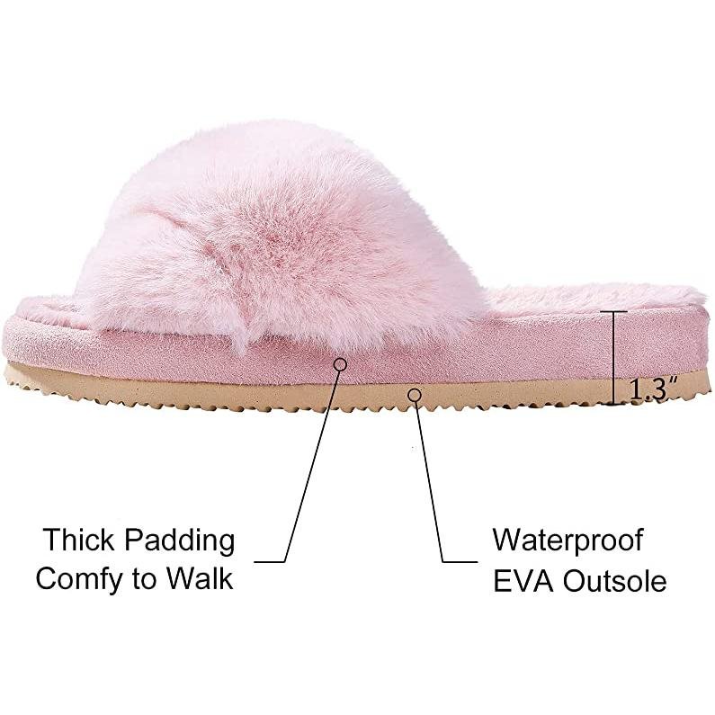 Women's Soft Plush Lightweight House Slippers - Bilde 18