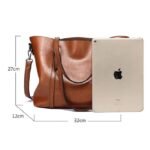 Women's Tote Shoulder Bag PU Leather - Image 7