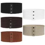 Women's Wide Belt Stretchy Dress Belts - Bilde 7