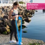 Yoga Resistance Band 3 Sets Non-Toxic Skin-Friendly - Bilde 10