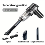 Mini Car Vacuum Cleaner - Super Strong High-Power Suction, Dry & Wet Dual-Purpose, Multi-Functional, Portable, Handheld, Compact Design for Small Sedans - Easy to Use and Store - Image 11