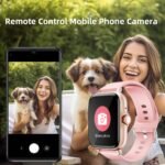 Waterproof Smart Watch, 1.83'' Full Touch Screen Display With Message, Answer Make Call Smartwatch Sleep Monitoring, Sports Pedometer, Information Alerts, For IPhoneu002FAndroid Phones, Smartbands Fitness Watch For Womenu002FMen Friend Gift, Birthday Gift - Bilde 15