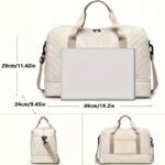 Luxurious Oversized Duffel Bag - Stylish & Durable with Waterproof Compartment, Multi-Functional Carry - Bilde 7