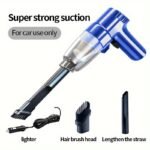 Mini Car Vacuum Cleaner - Super Strong High-Power Suction, Dry & Wet Dual-Purpose, Multi-Functional, Portable, Handheld, Compact Design for Small Sedans - Easy to Use and Store - Image 5